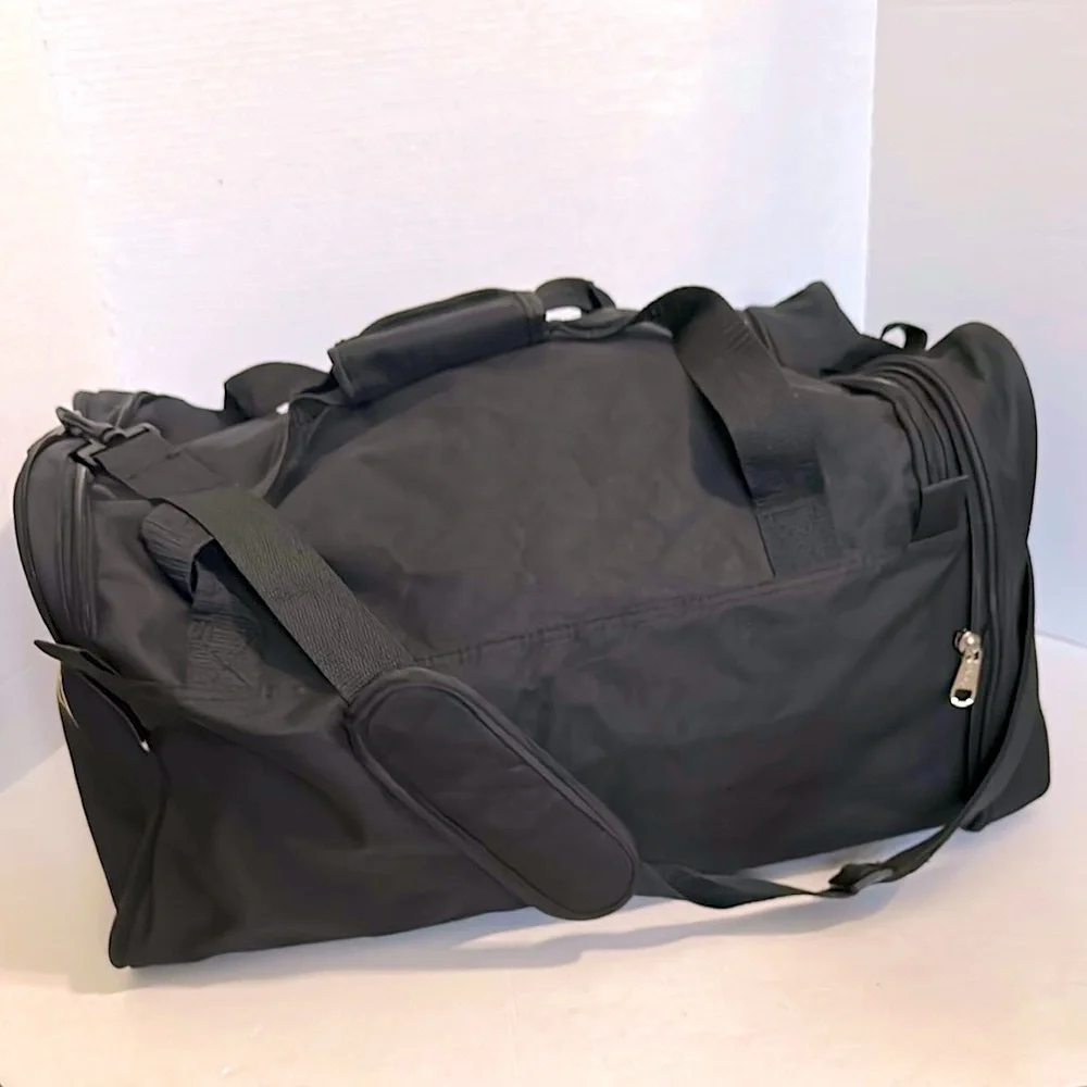 Disney Parks Walt Disney Packable Black Duffel Bag